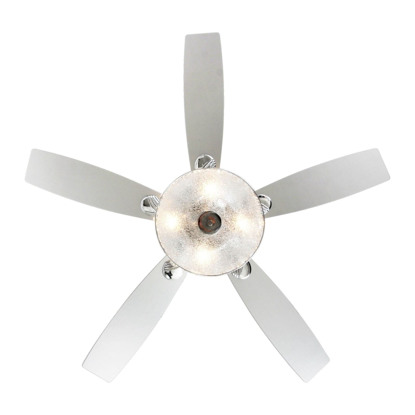 Ventilateur de plafond moderne à 4 lumières avec télécommande
