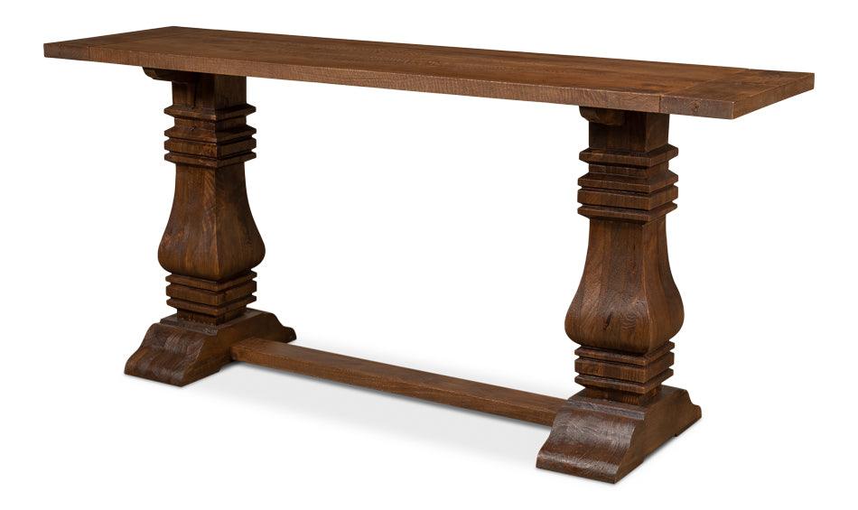 Console sur pied moka