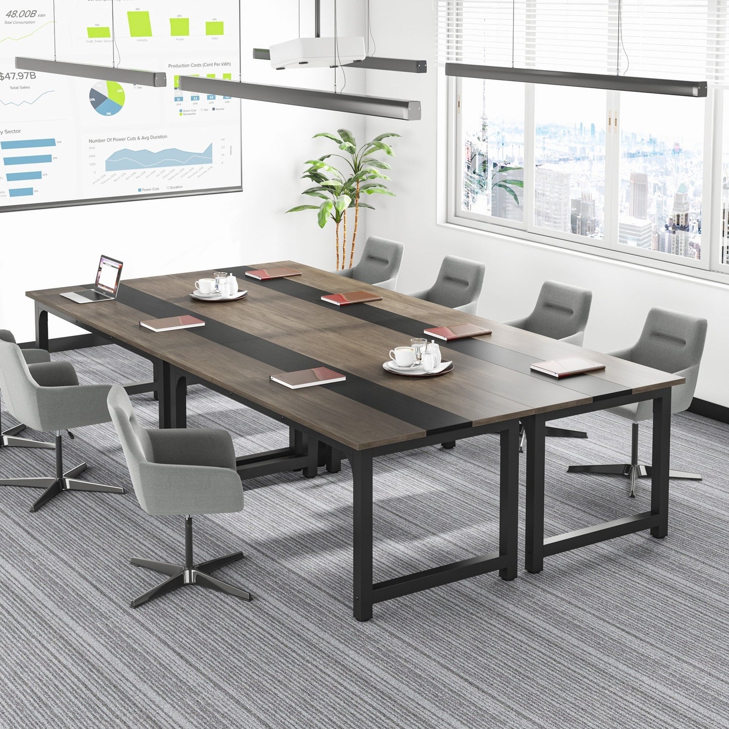 63 Bureau d'ordinateur moderne pour le bureau à domicile