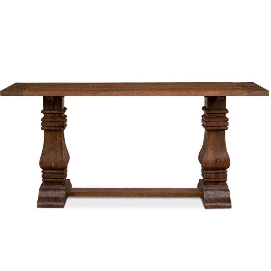 Console sur pied moka