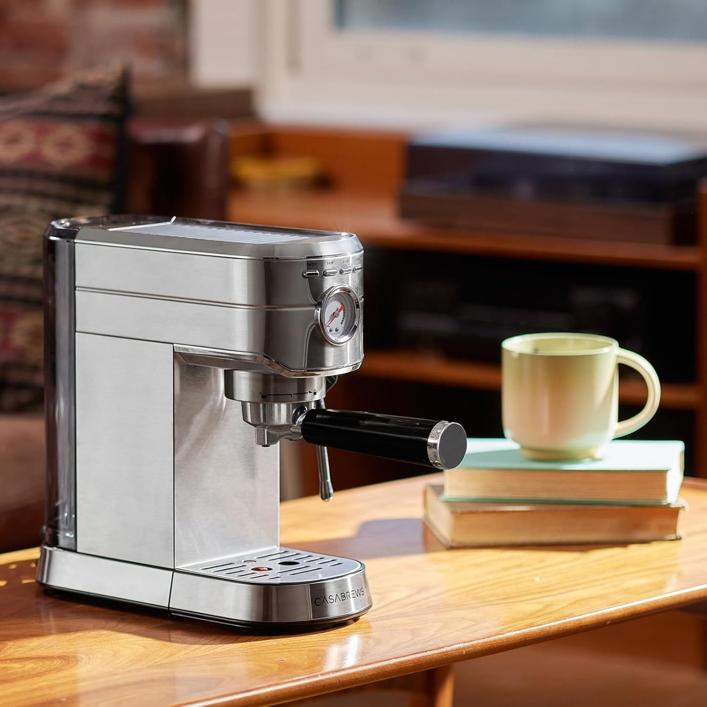 Machine à expresso CASABREWS CM5418 20 bars avec buse vapeur pour mousse de lait