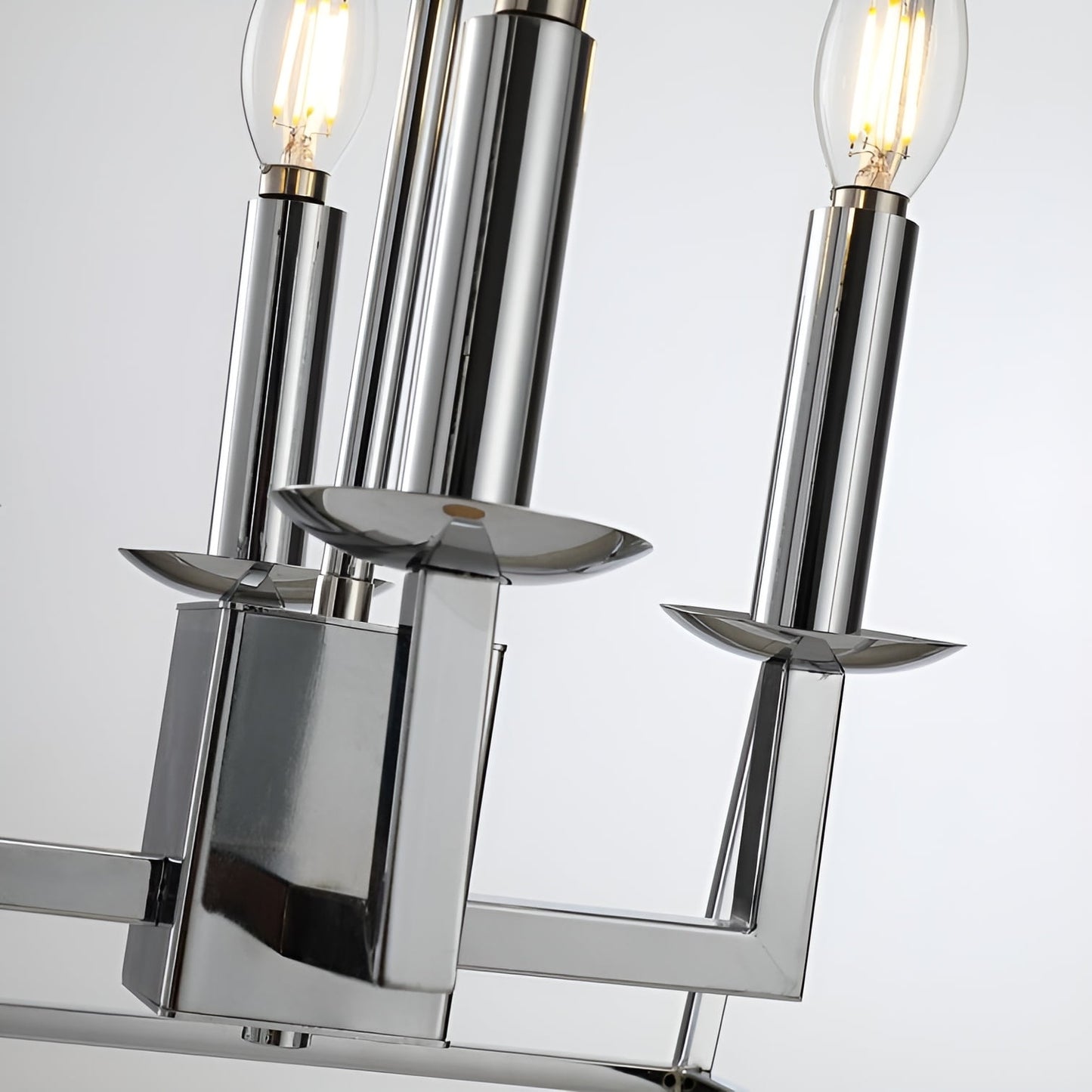 Lustre suspendu style lanterne à bougie pour escalier ou îlot de cuisine - N/A