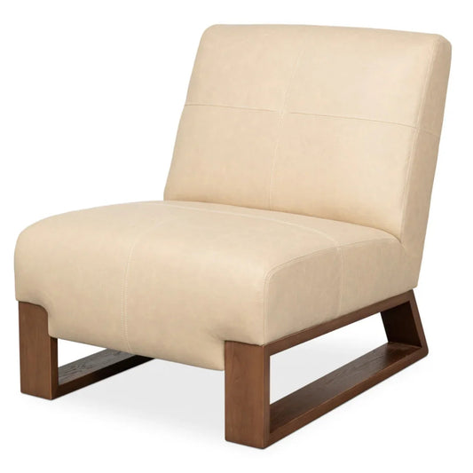 Fauteuil moderne blanc cappuccino