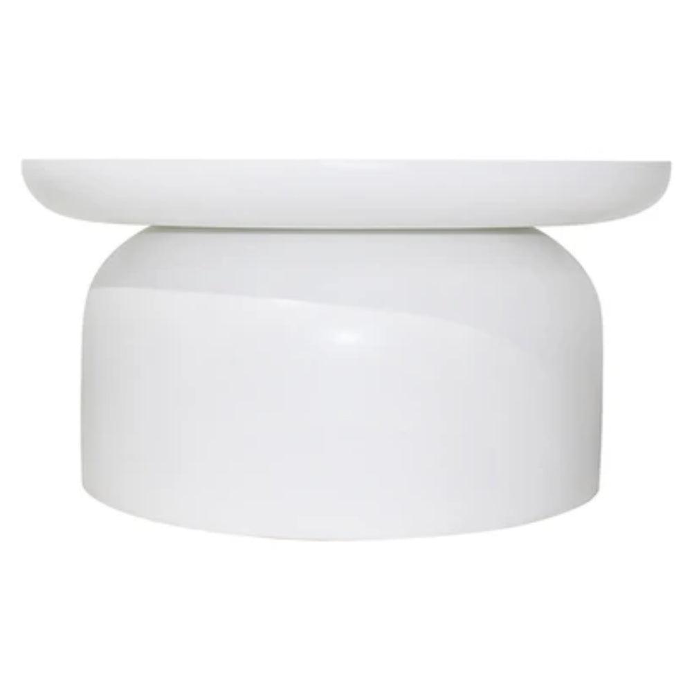 Table basse côtière moderne blanche