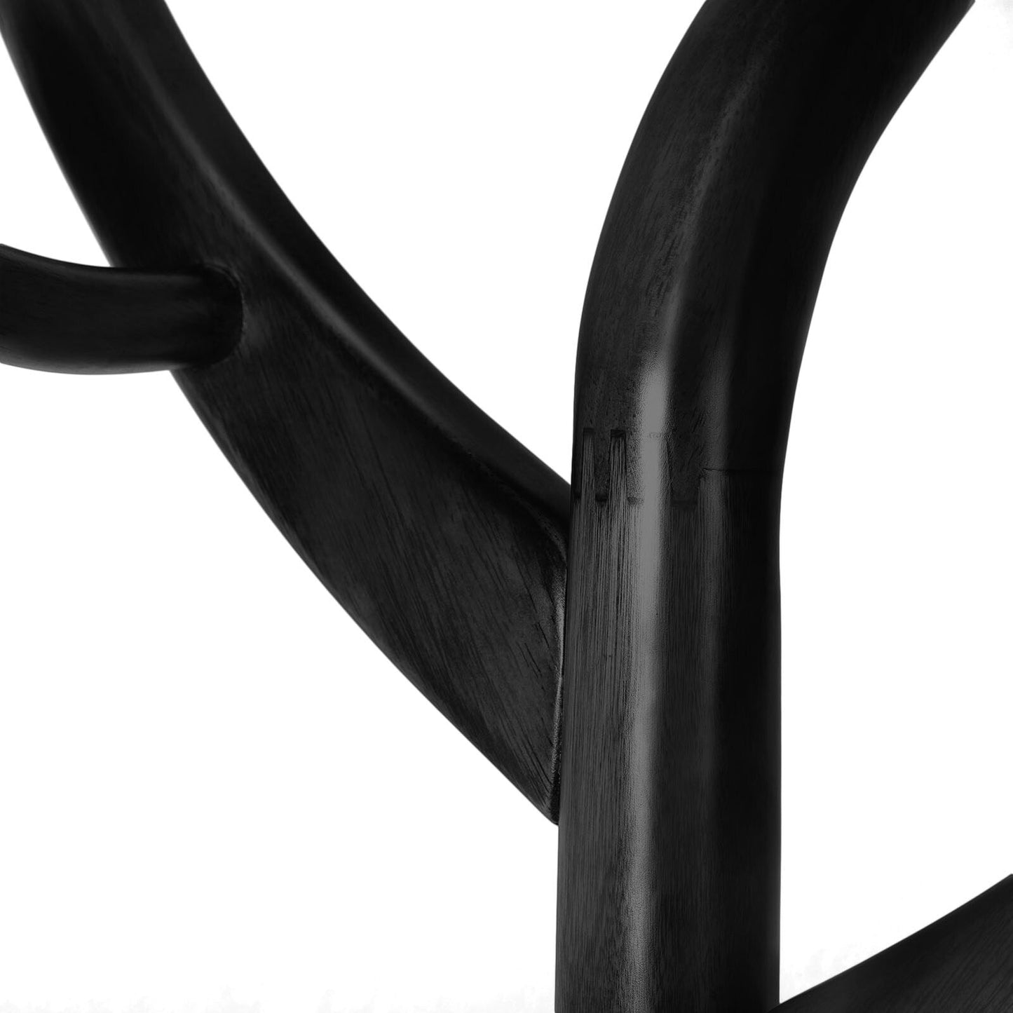 Porte-manteau autoportant en bois d'hévéa avec 8 crochets - 24,5 L x 70,87 H