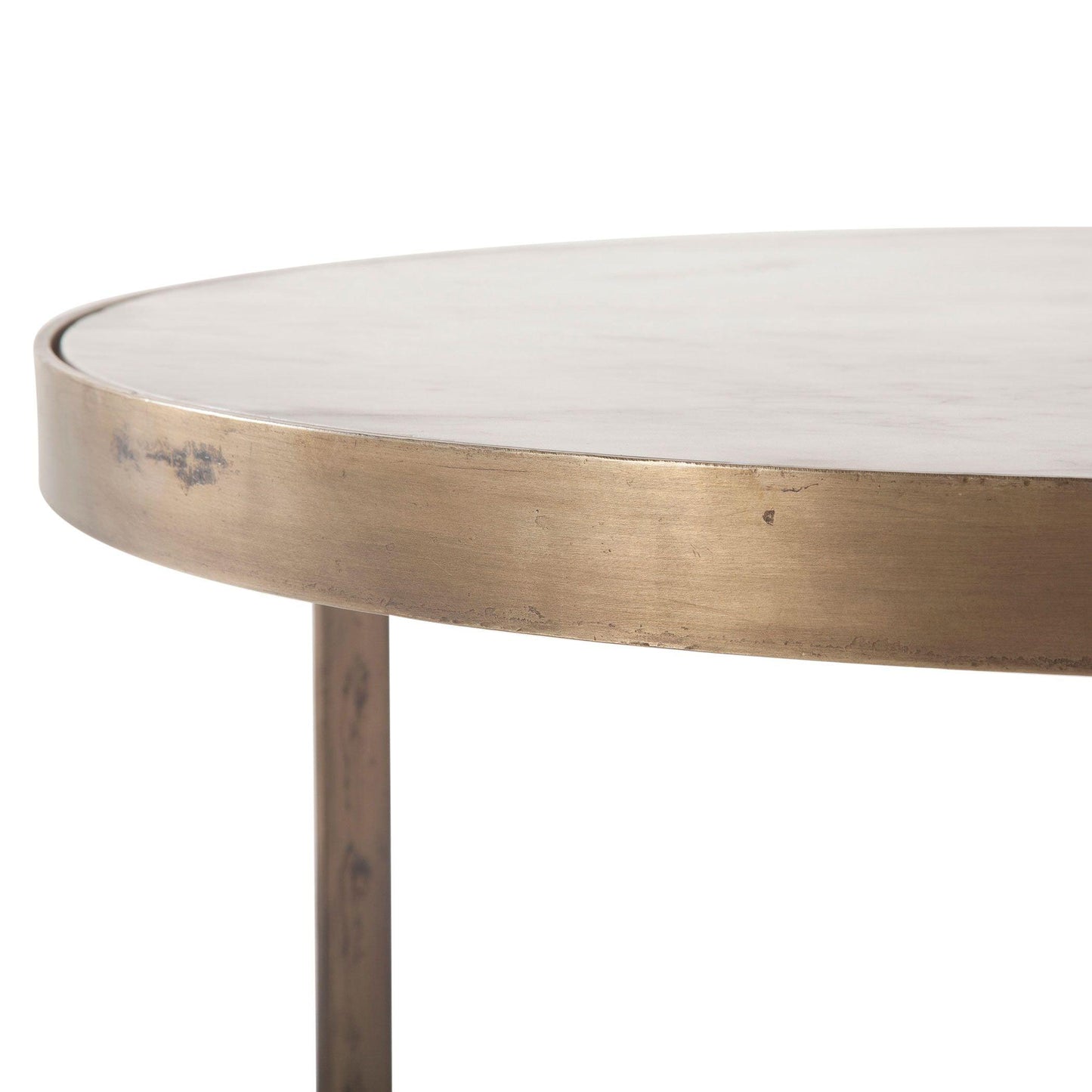 Tables basses gigognes contemporaines en marbre blanc