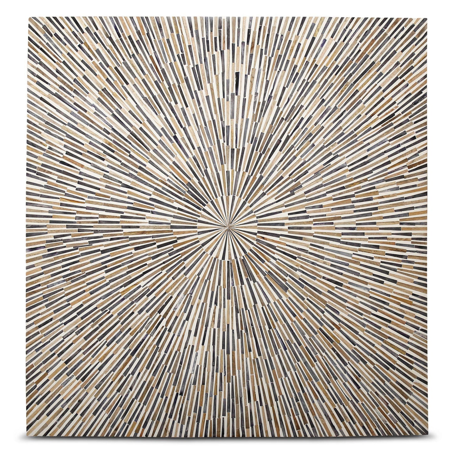 Table basse Serengeti avec incrustations de corne