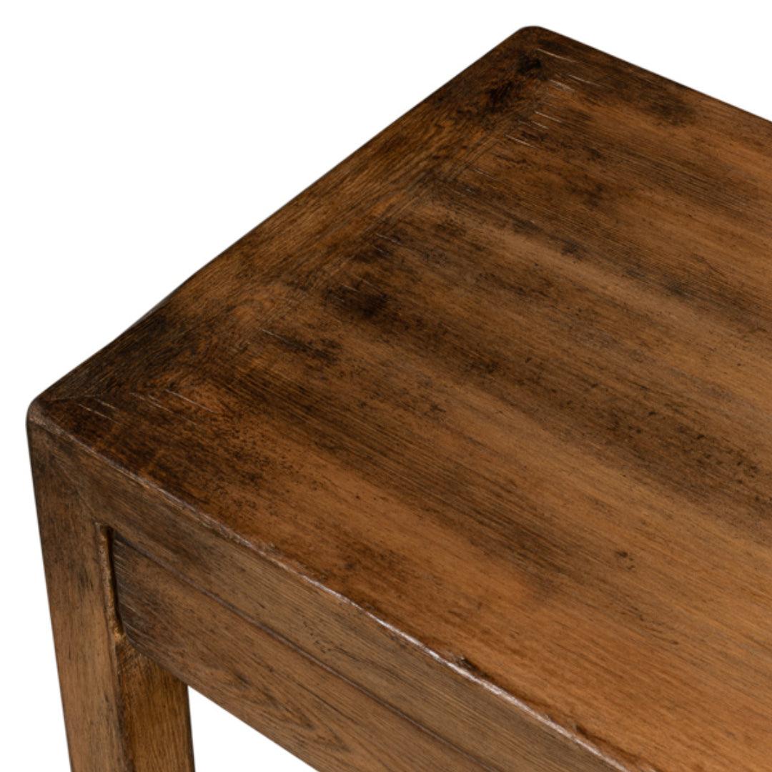 Table console en noyer français