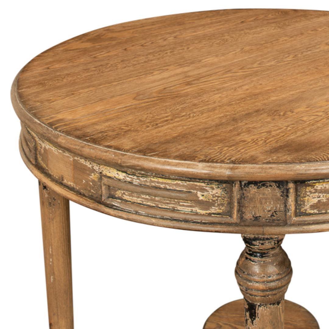 Table d'appoint rustique de style campagnard français