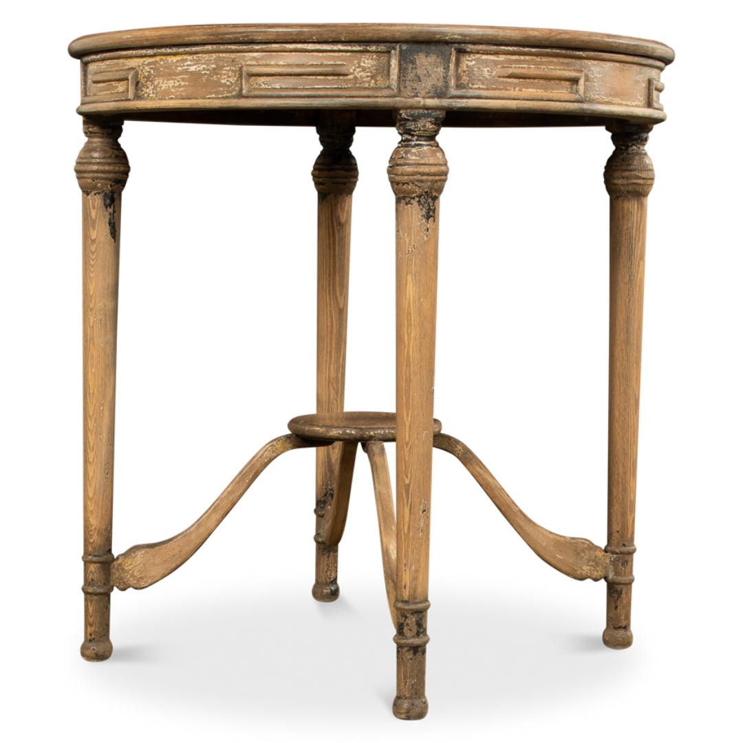 Table d'appoint rustique de style campagnard français