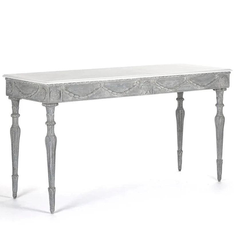 Console à rosace française