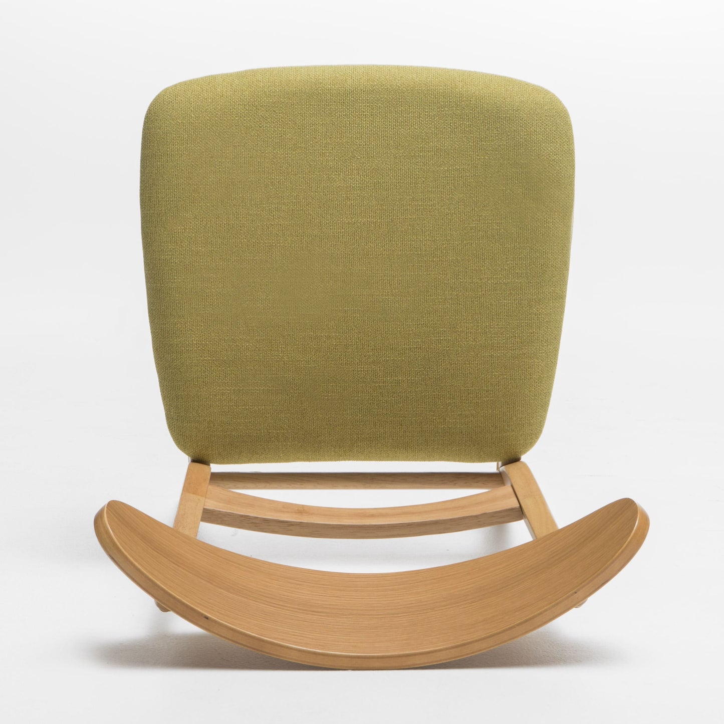 Chaise de salle à manger Abrielle en bois d'hévéa rembourrée de style milieu de siècle (lot de 2) par Christopher Knight Home