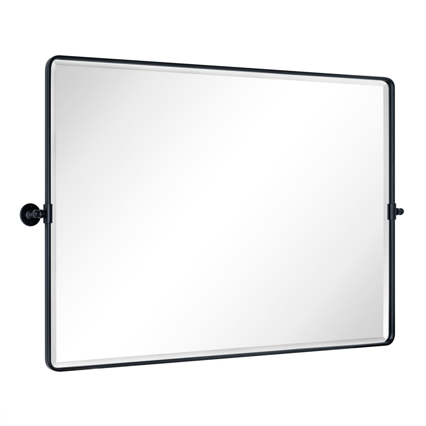 Miroir de salle de bain/de vanité biseauté horizontal TEHOME Lutalo