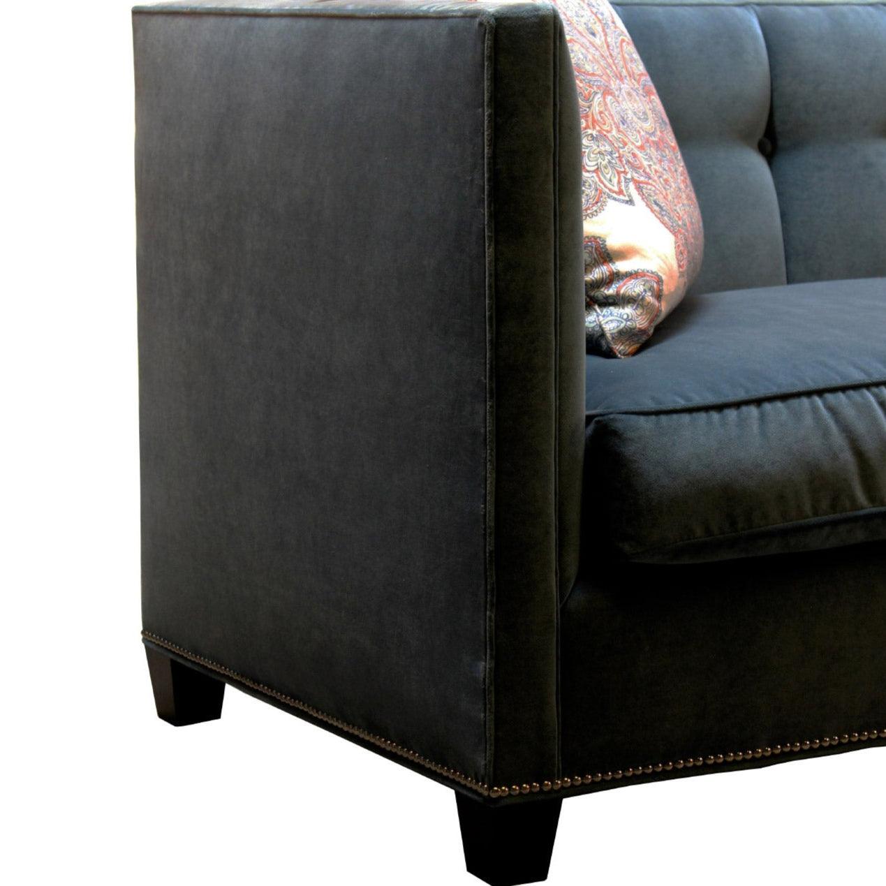 Canapé Tufted Banks Blue Lagoon