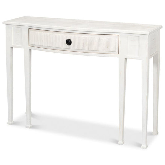 Table console Bungalow blanche