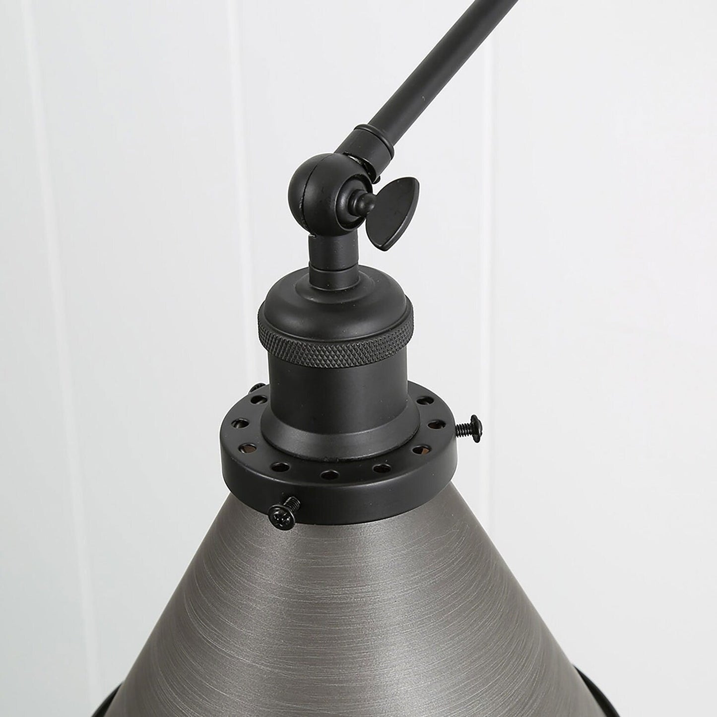 Lot de 2 appliques murales modernes à bras pivotant réglables et câblées