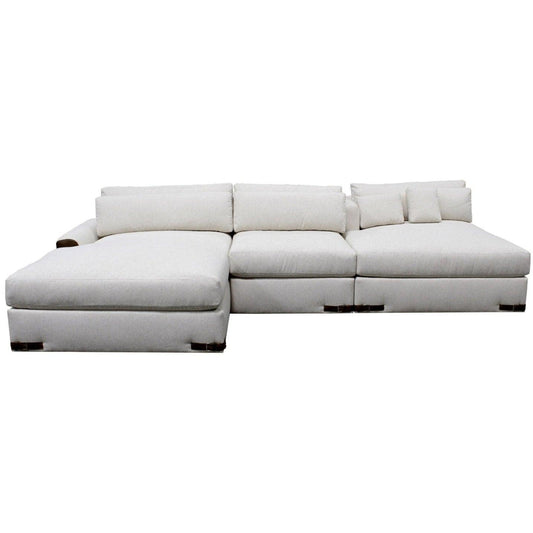 Canapé sectionnel modulaire moderne surdimensionné en tissu
