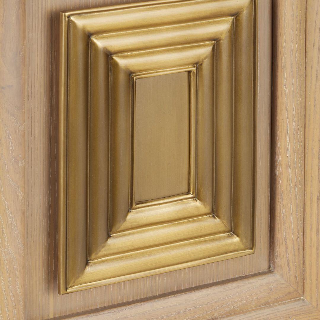 Console en bois à illusion géométrique