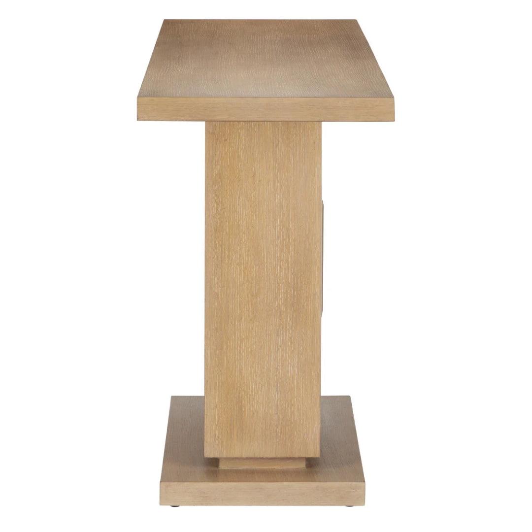 Console en bois à illusion géométrique