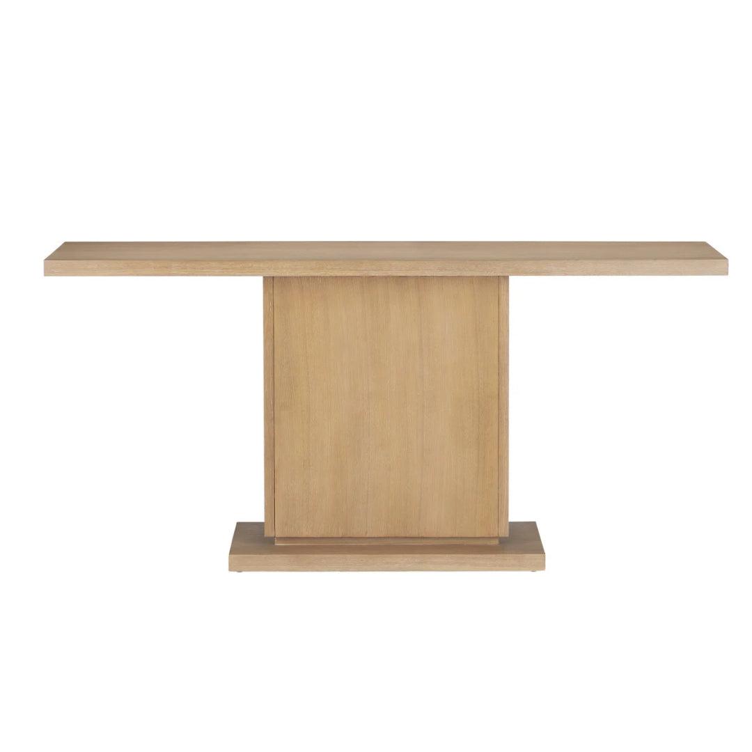 Console en bois à illusion géométrique