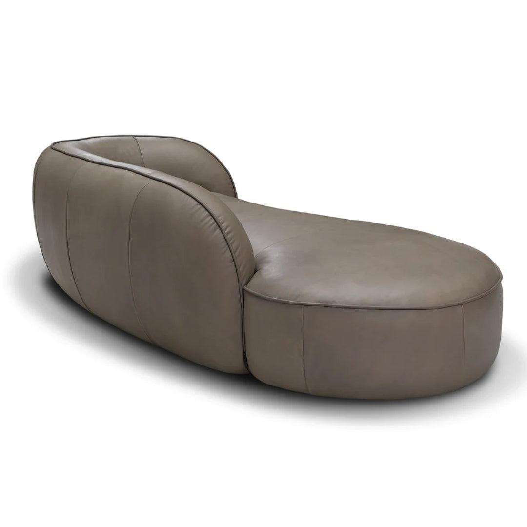 Canapé ouvert en cuir moderne