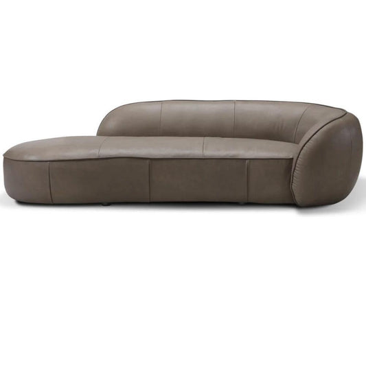 Canapé ouvert en cuir moderne
