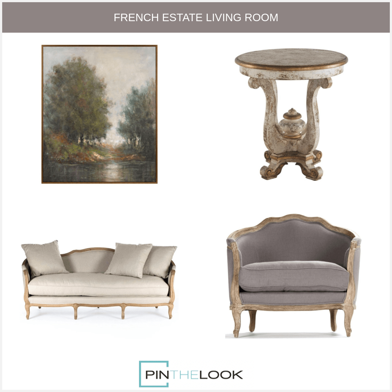 Petite table d'exposition Antoinette