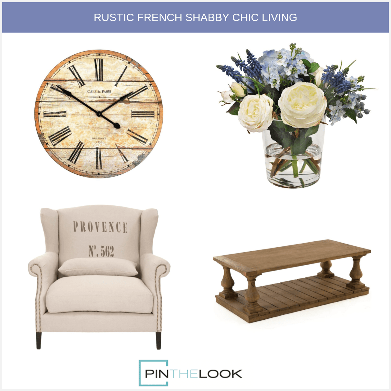 Chaise Provence cloutée