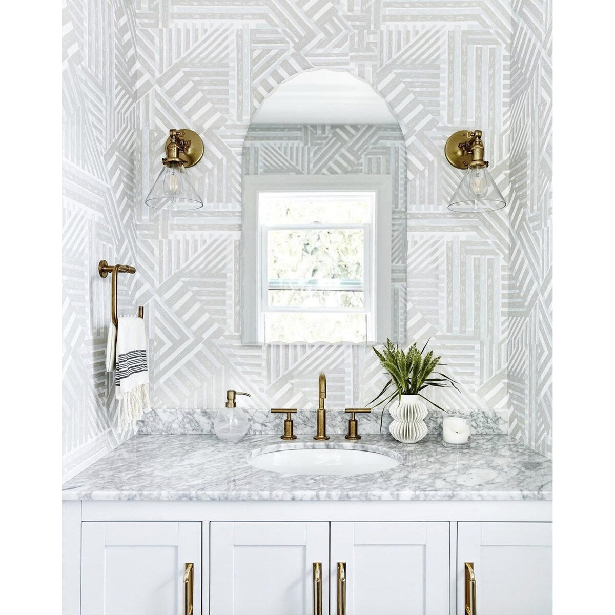 Miroir de salle de bain moderne sans cadre Rita Arch