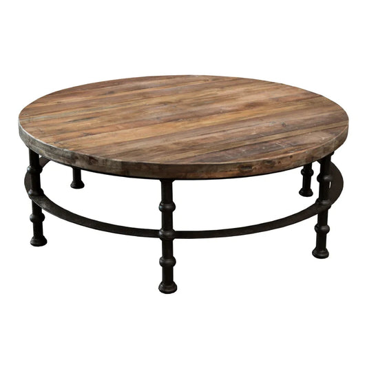Table basse rustique en fer Gustaf