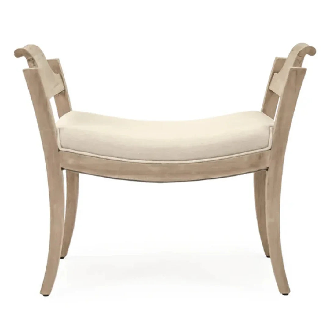 Tabouret d'appoint à cadre en bois rustique