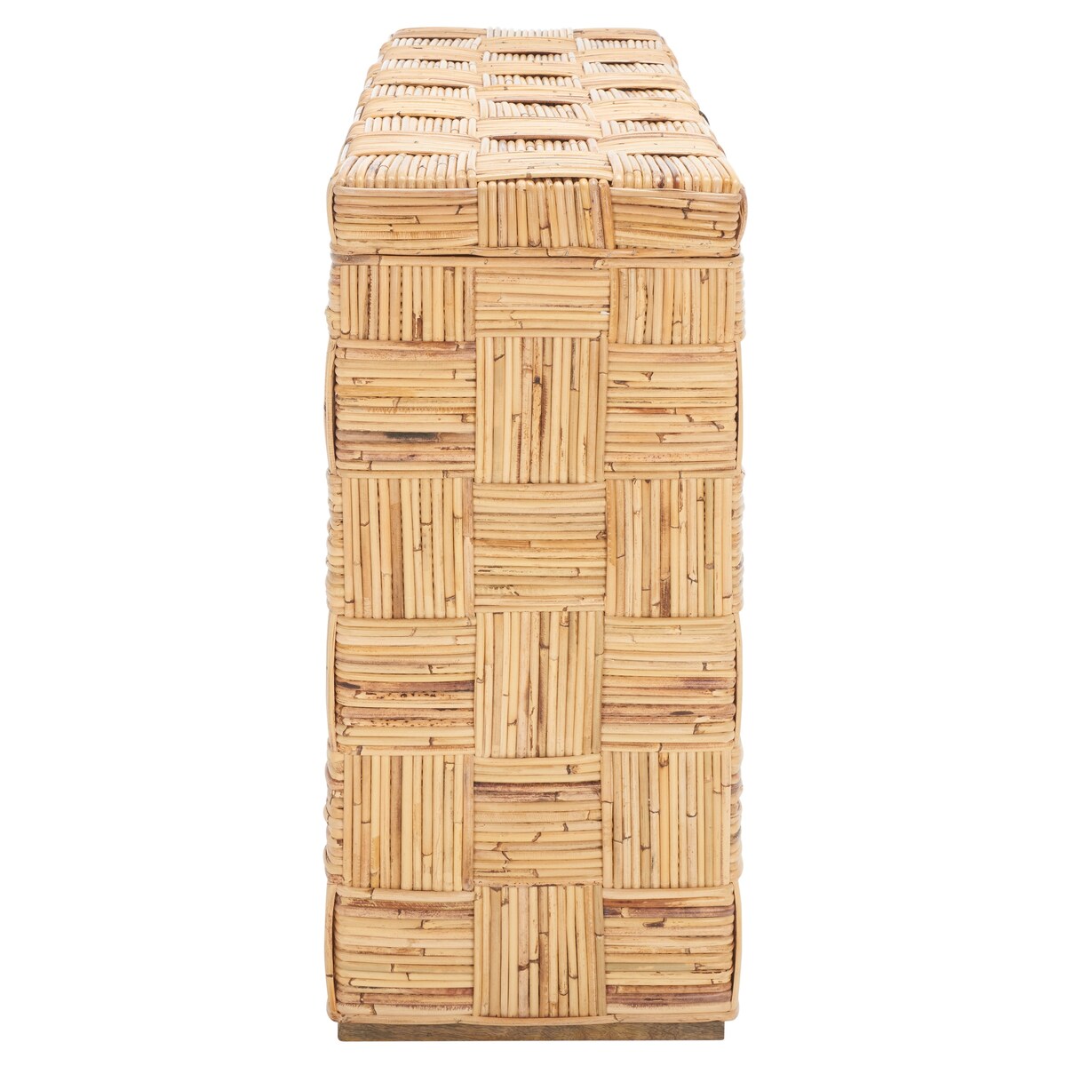 Console en rotin Mindel SAFAVIEH - 51 L x 14 P x 32 H