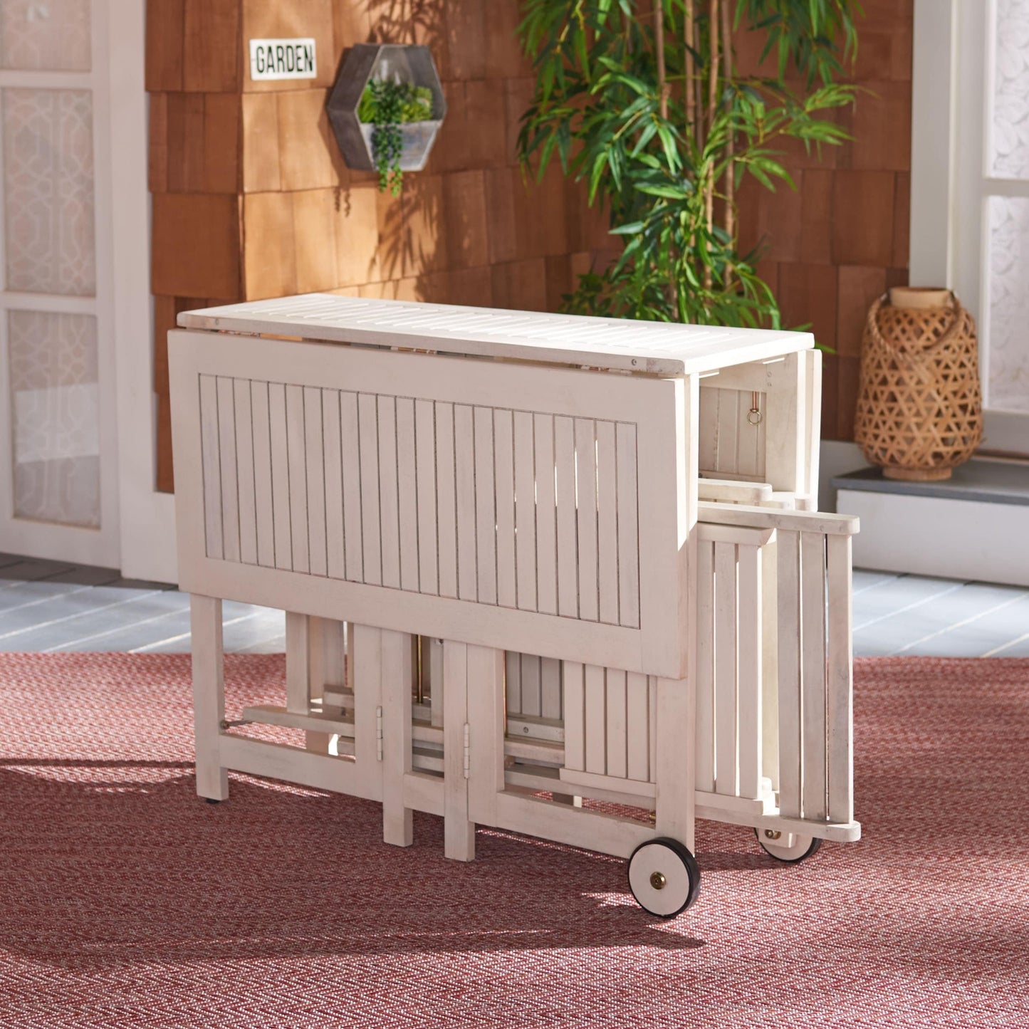 Ensemble de salle à manger d'extérieur 5 pièces SAFAVIEH Brandy - 43 x 35 x 29 cm