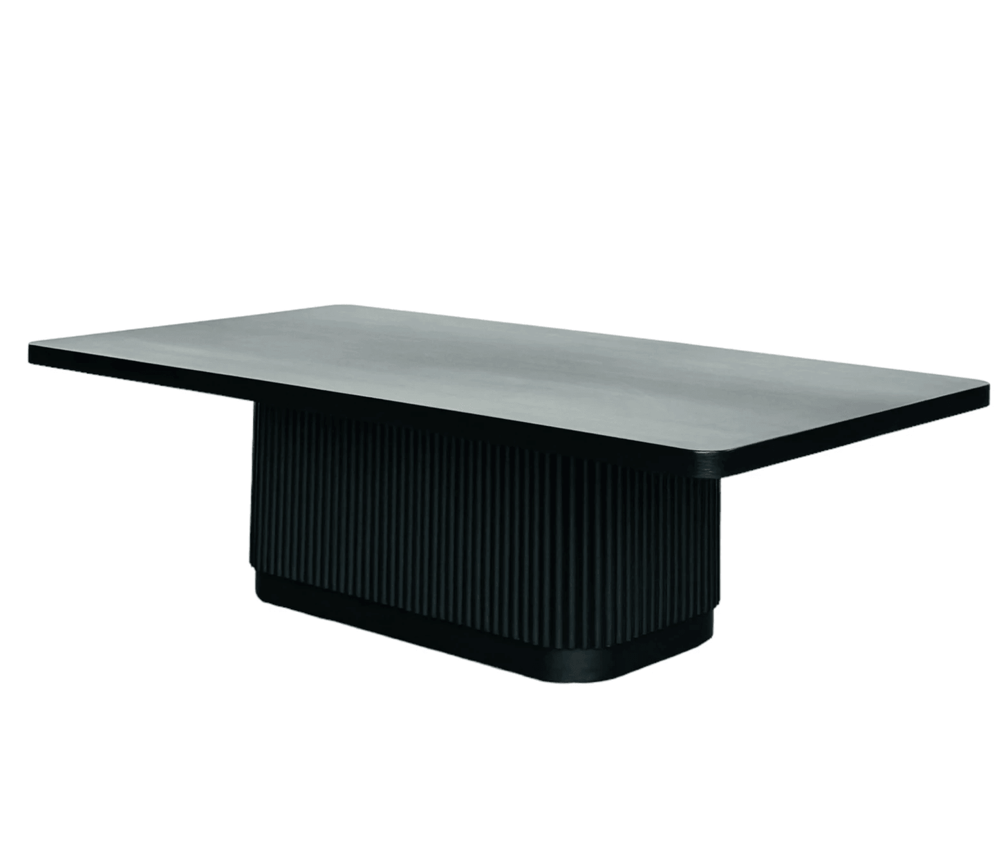 Table basse de transition en roseau