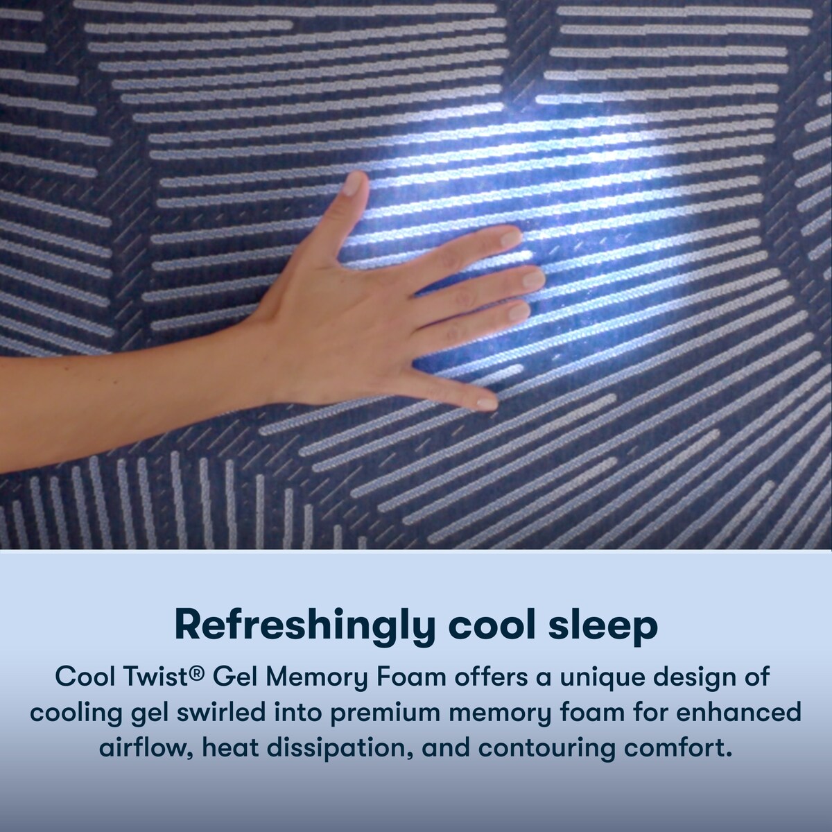 Matelas hybride ferme Serta Perfect Sleeper Pacific Peace 12