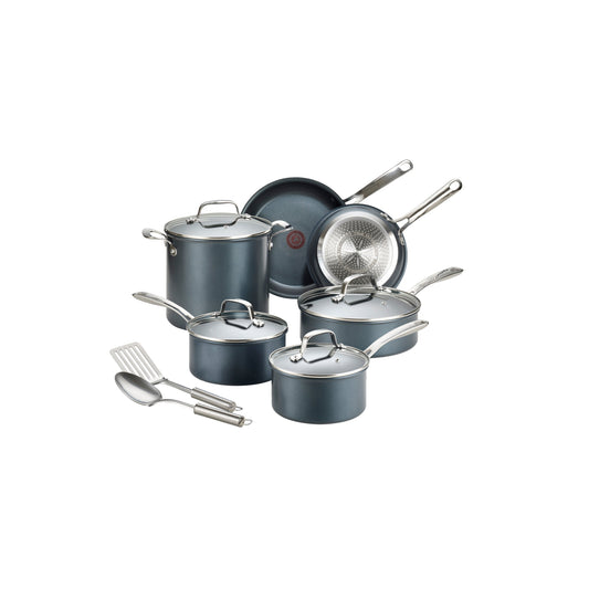 Batterie de cuisine antiadhésive T-fal Platinum avec base à induction, collection Unlimited Cookware, 12 pièces