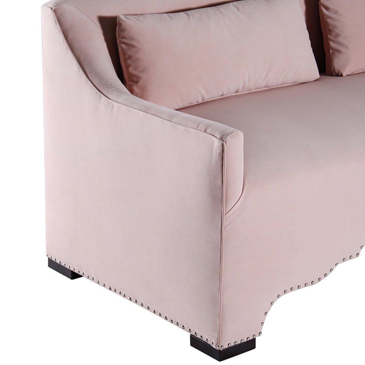 Canapé arqué contemporain rose