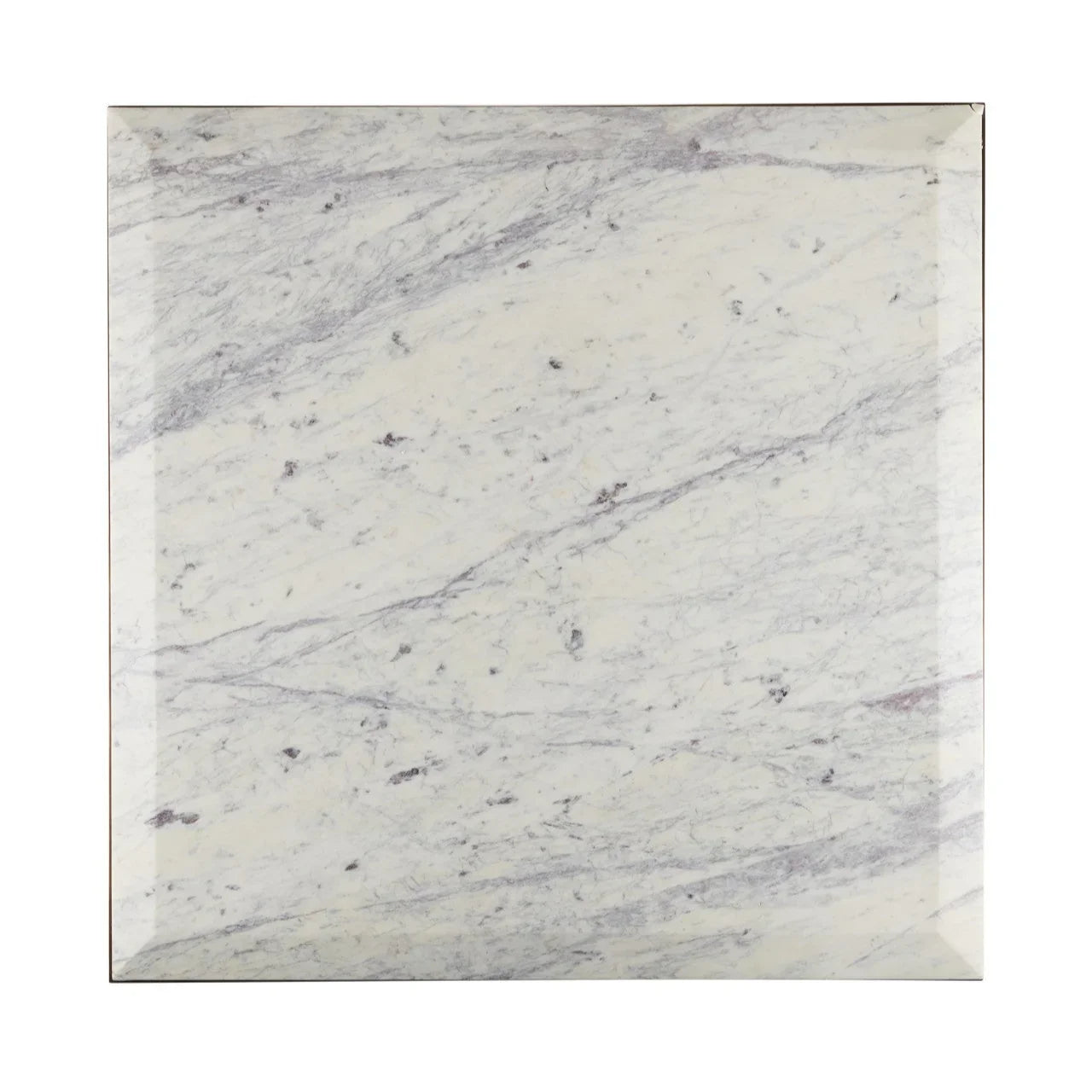 Table basse en marbre blanc lilas