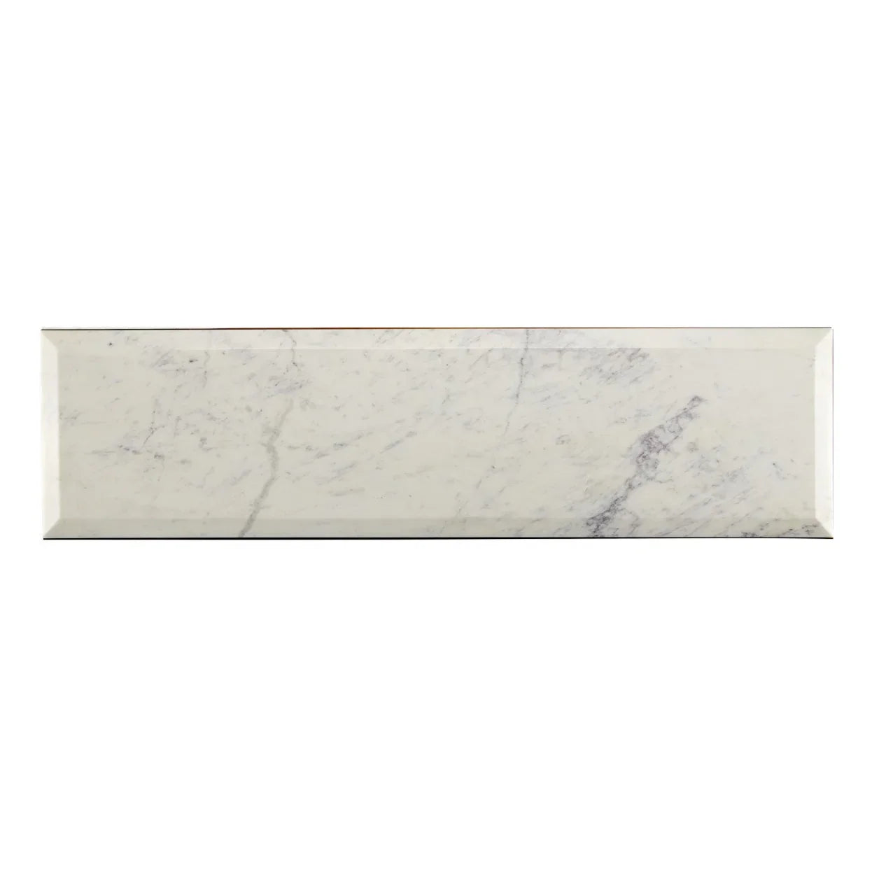 Table console en marbre blanc lilas