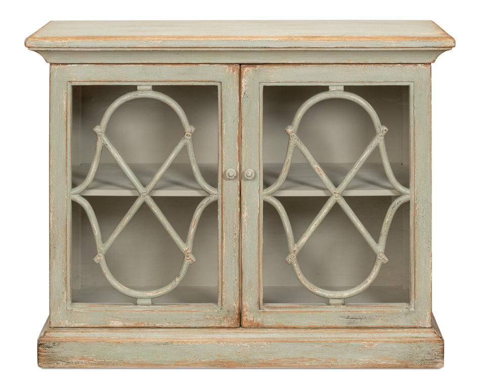 Buffet de ferme antique en sauge