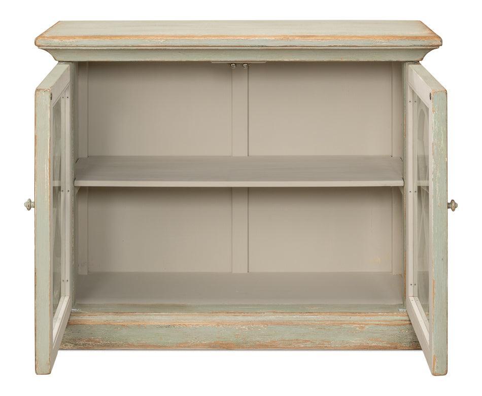 Buffet de ferme antique en sauge