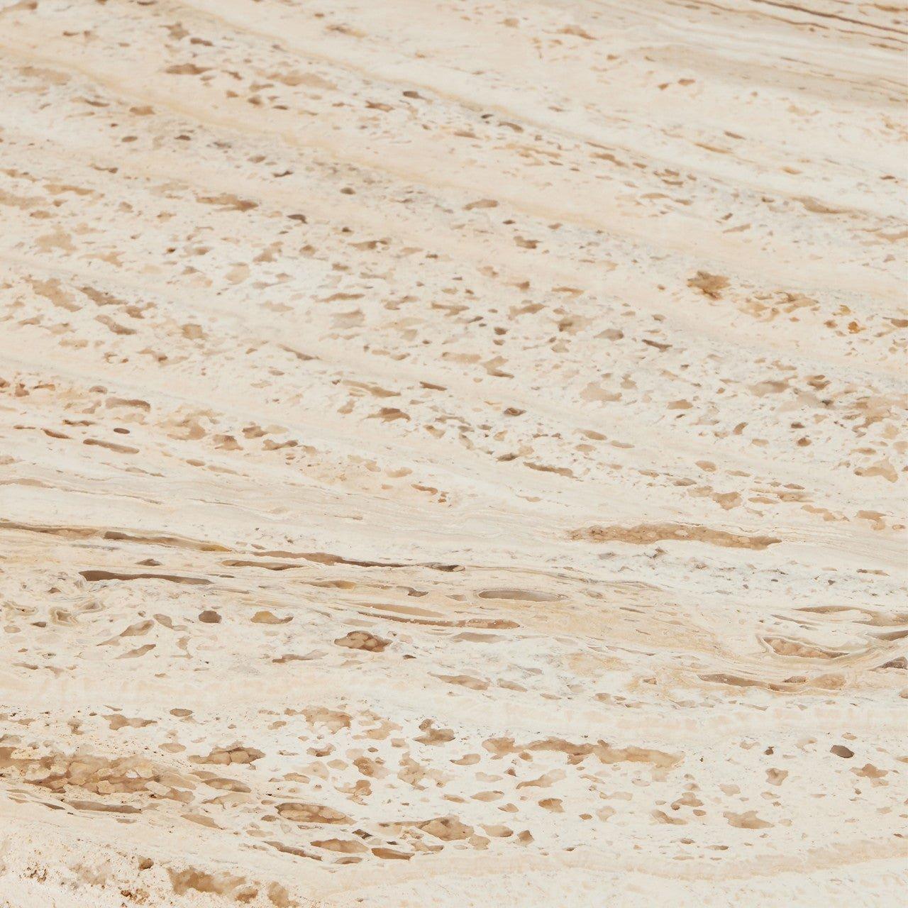 Table basse en travertin naturel