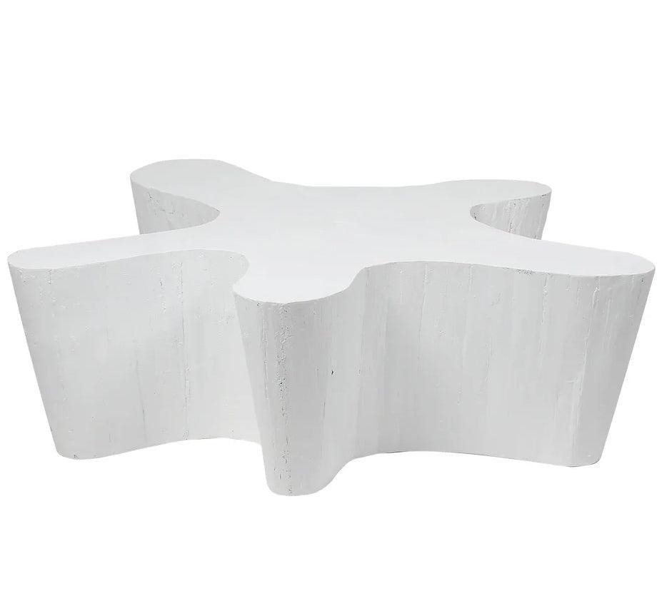 Table basse en tronc d'arbre naturel Blanca