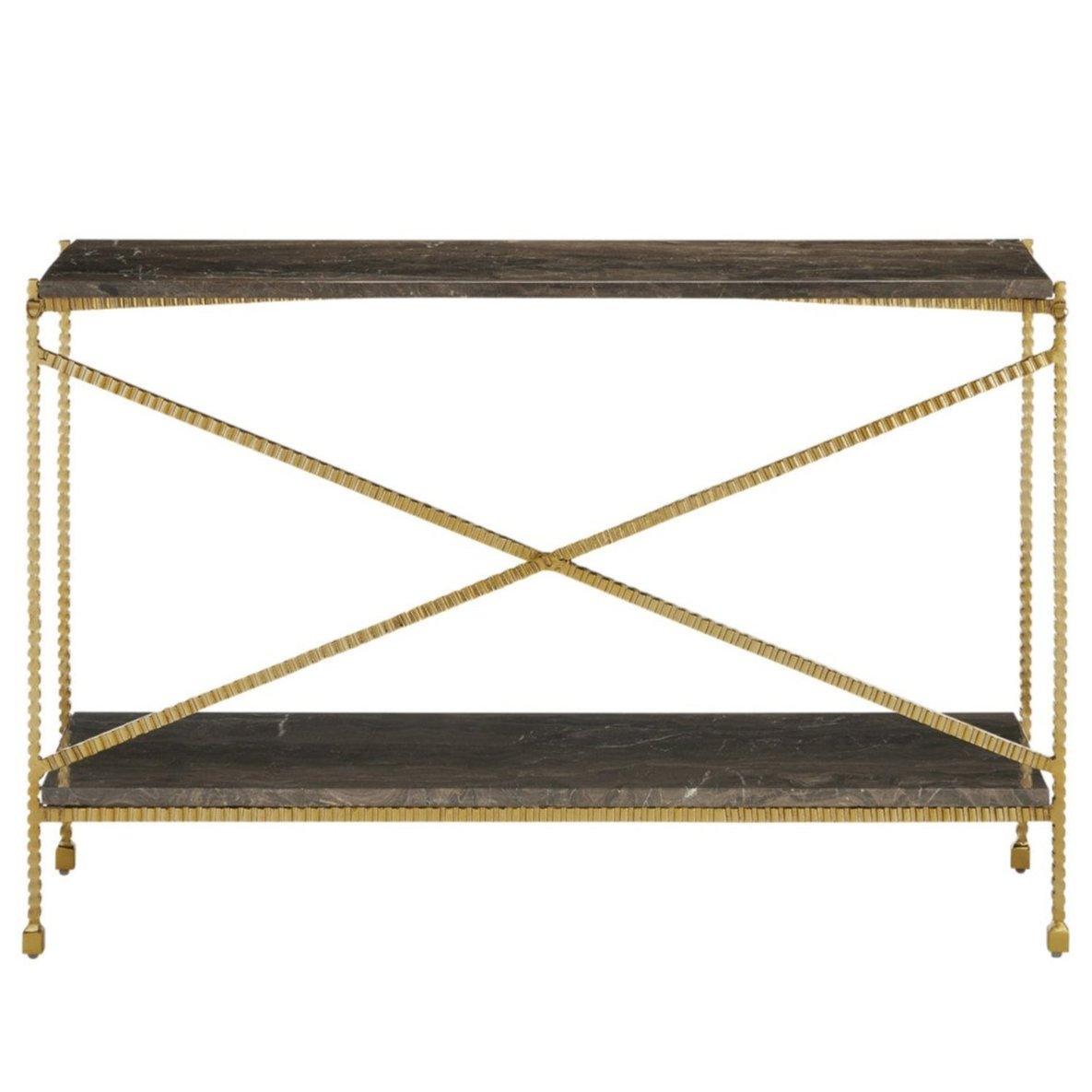Console en marbre doré cappuccino