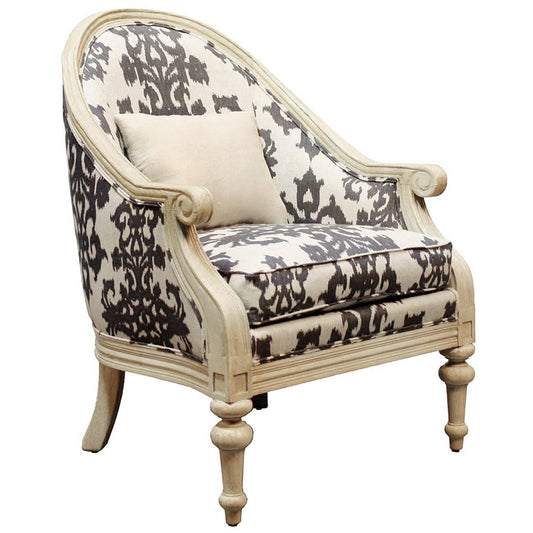 Fauteuil d'appoint courbé Casablanca