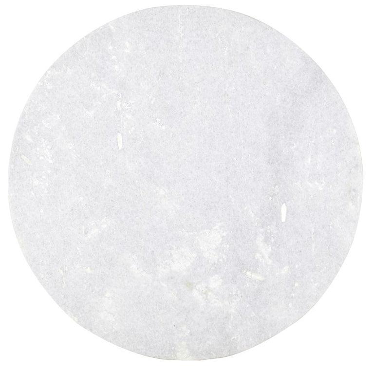 Table basse en marbre blanc Chantale