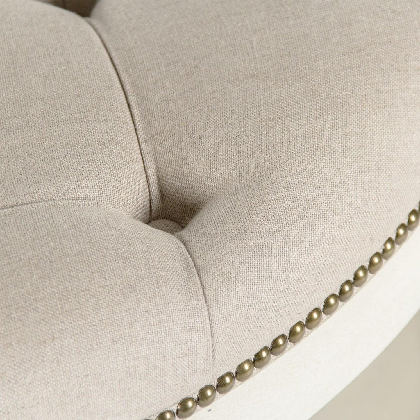 Pouf rond capitonné Cosmo