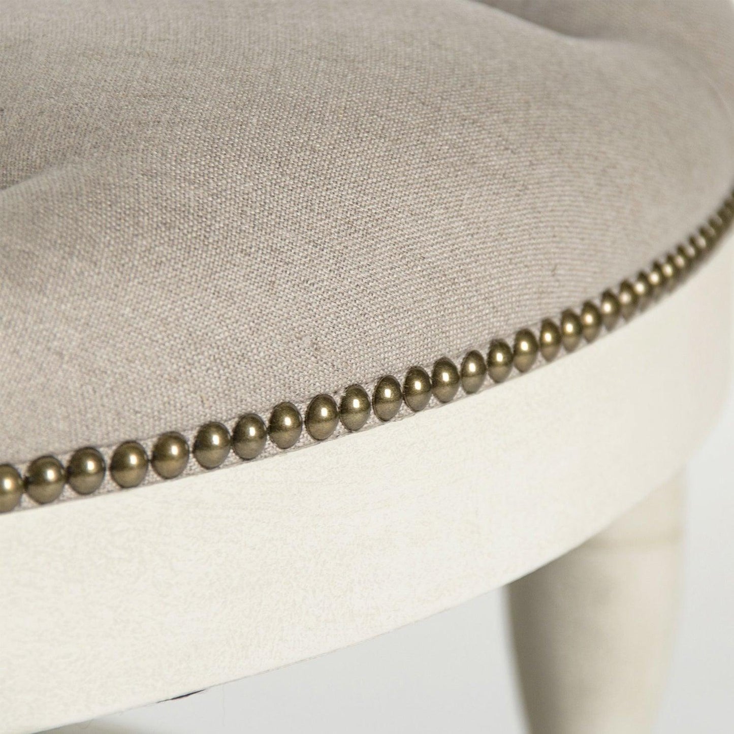 Pouf rond capitonné Cosmo