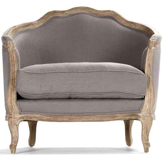 Fauteuil Maison Love à plateau incurvé