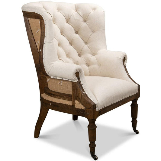 Fauteuil touffeté déconstruit